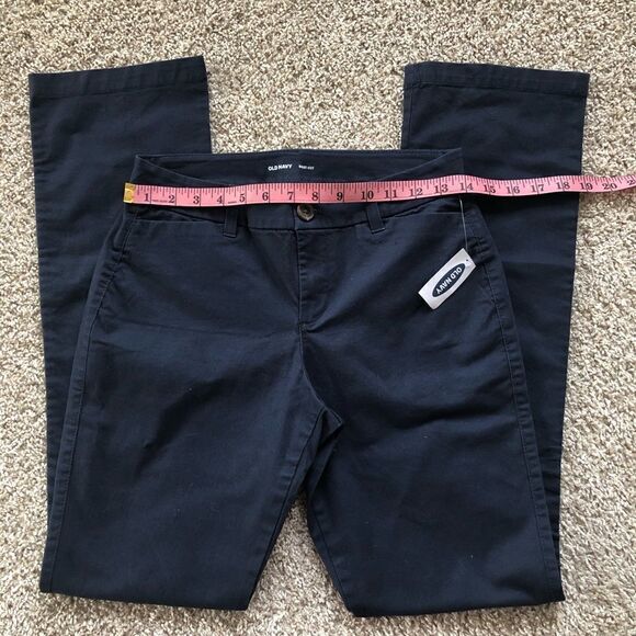 Old Navy Mid-Rise Bootcut Khakis Pants Size 0 - Picture 8 of 11